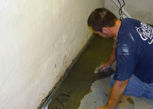 installing wepping tile drain thm