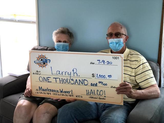 Maintenance Customers Drawing Winner